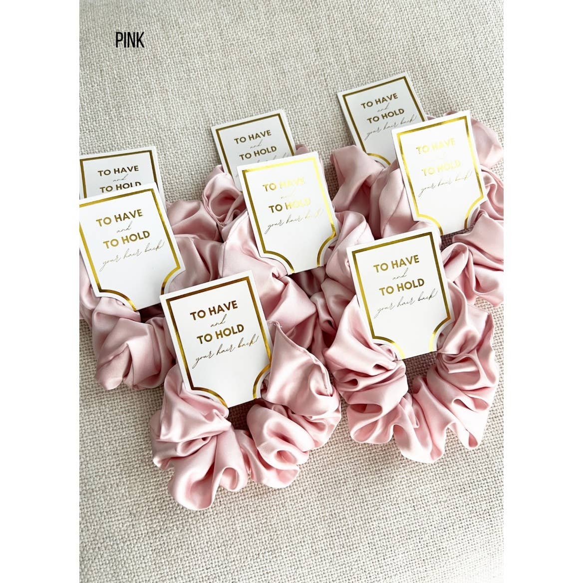 Silk Satin Soft Scrunchies - GRACE: CARAMEL / ONE SIZE