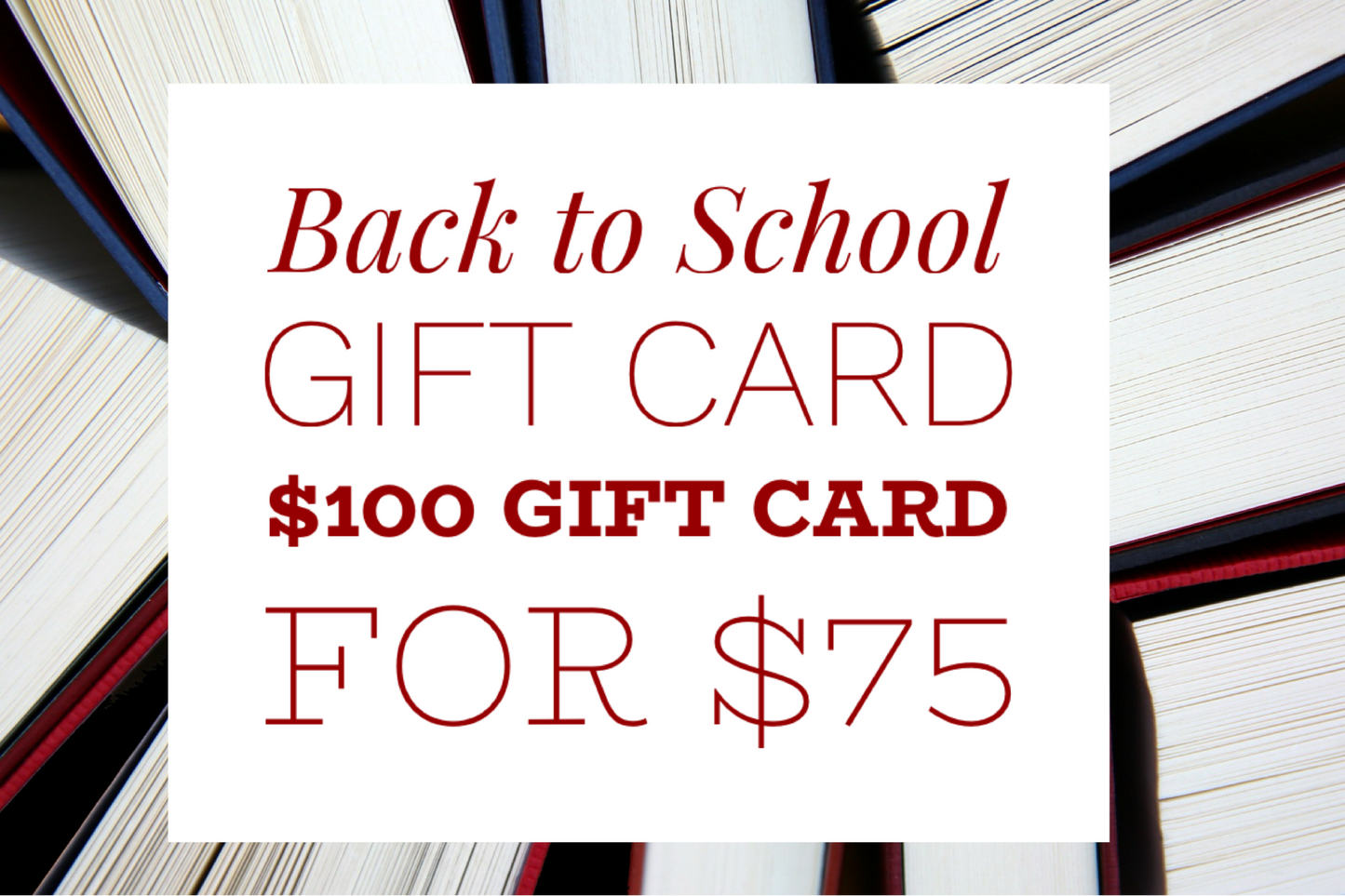 $100 Gift Card