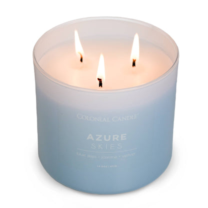 Azure Skies Scented Jar Candle, Soy Blend Wax, 14.5oz