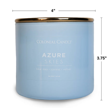 Azure Skies Scented Jar Candle, Soy Blend Wax, 14.5oz