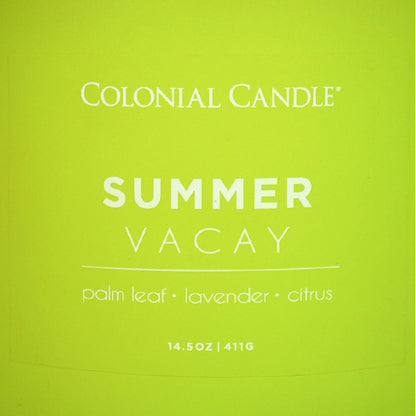 Summer Vacay 3-Wick Scented Candle, Soy Blend Wax, 14.5oz
