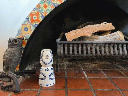 Recycled Clase Azul Candle: Amber/Sandalwood/Leather / Tall