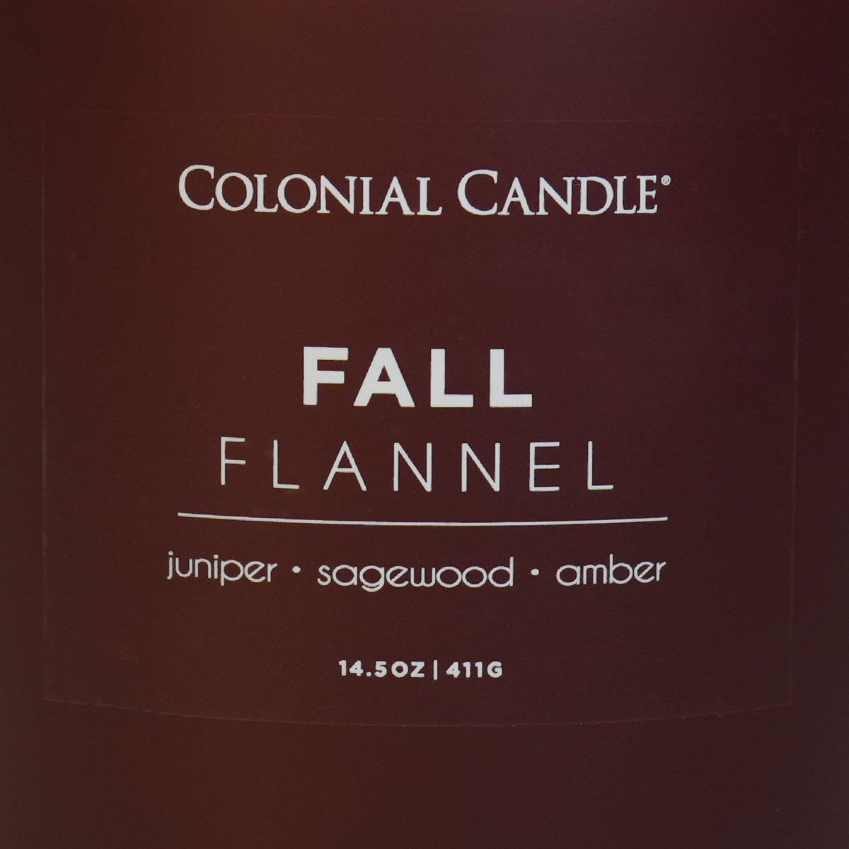 Fall Flannel Scented Jar Candle, Soy Blend Wax, 14.5oz