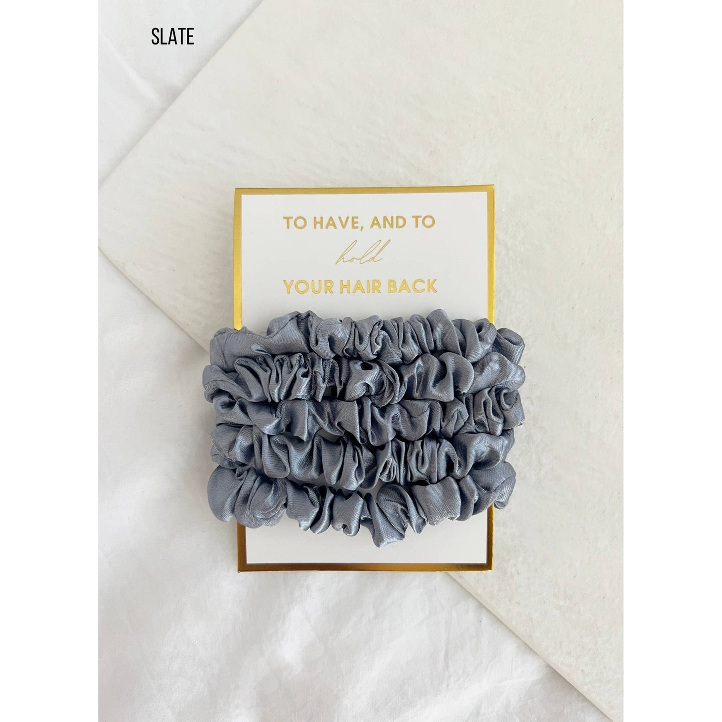 5PC Scrunchies Set - GIA: SKY / ONE SIZE