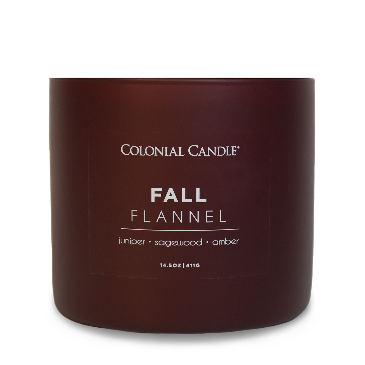 Fall Flannel Scented Jar Candle, Soy Blend Wax, 14.5oz