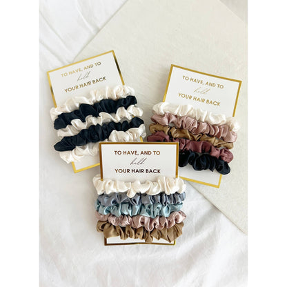 5PC Scrunchies Set - GIA: SKY / ONE SIZE