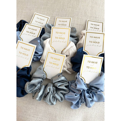 Silk Satin Soft Scrunchies - GRACE: SAGE / ONE SIZE