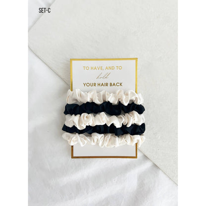5PC Scrunchies Set - GIA: SET-B / ONE SIZE