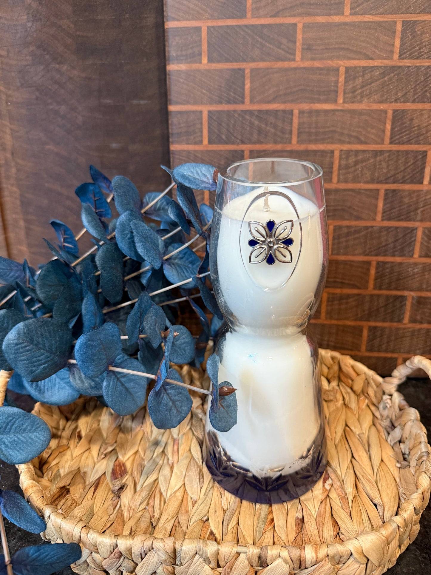 Recycled Clase Azul Blanco Candle