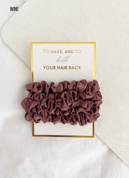 5PC Scrunchies Set - GIA: SKY / ONE SIZE