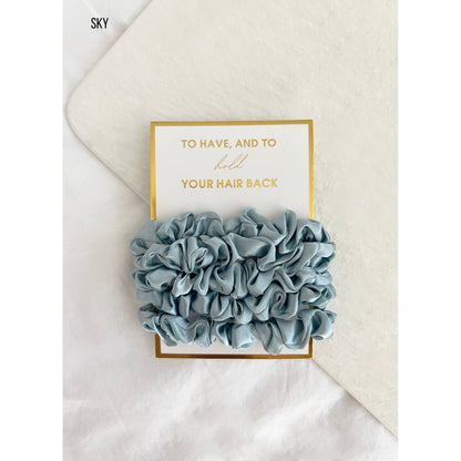 5PC Scrunchies Set - GIA: SKY / ONE SIZE