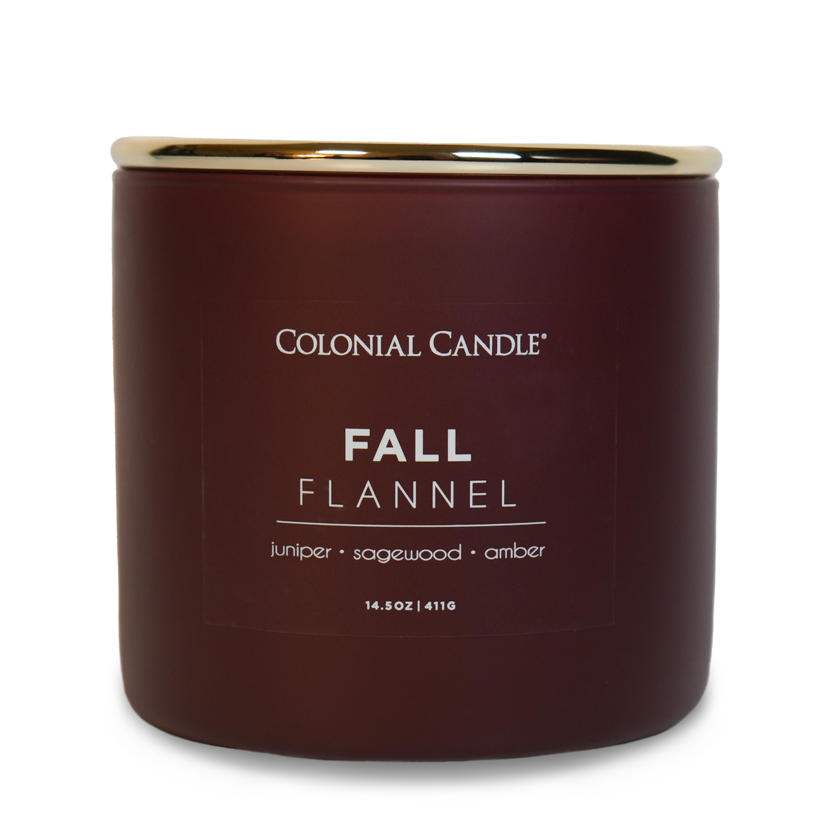 Fall Flannel Scented Jar Candle, Soy Blend Wax, 14.5oz